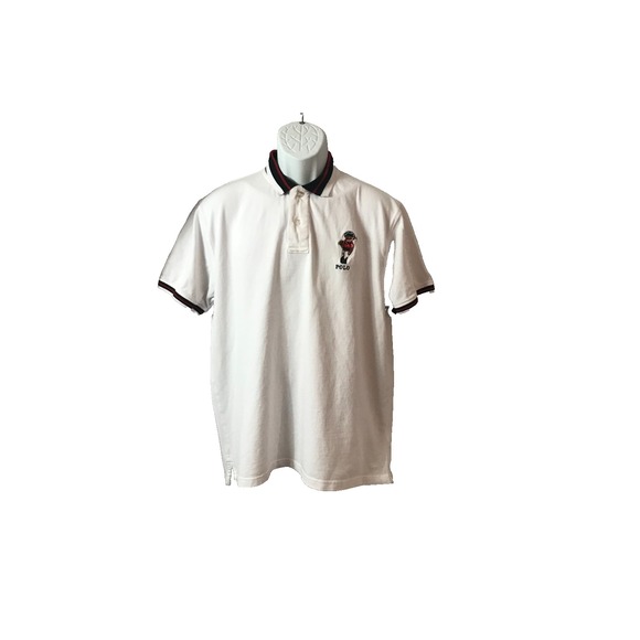 Polo Ralph Lauren Mascot Bear Classic Custom Slim Fit 3XL Polo Shirt - Picture 1 of 6